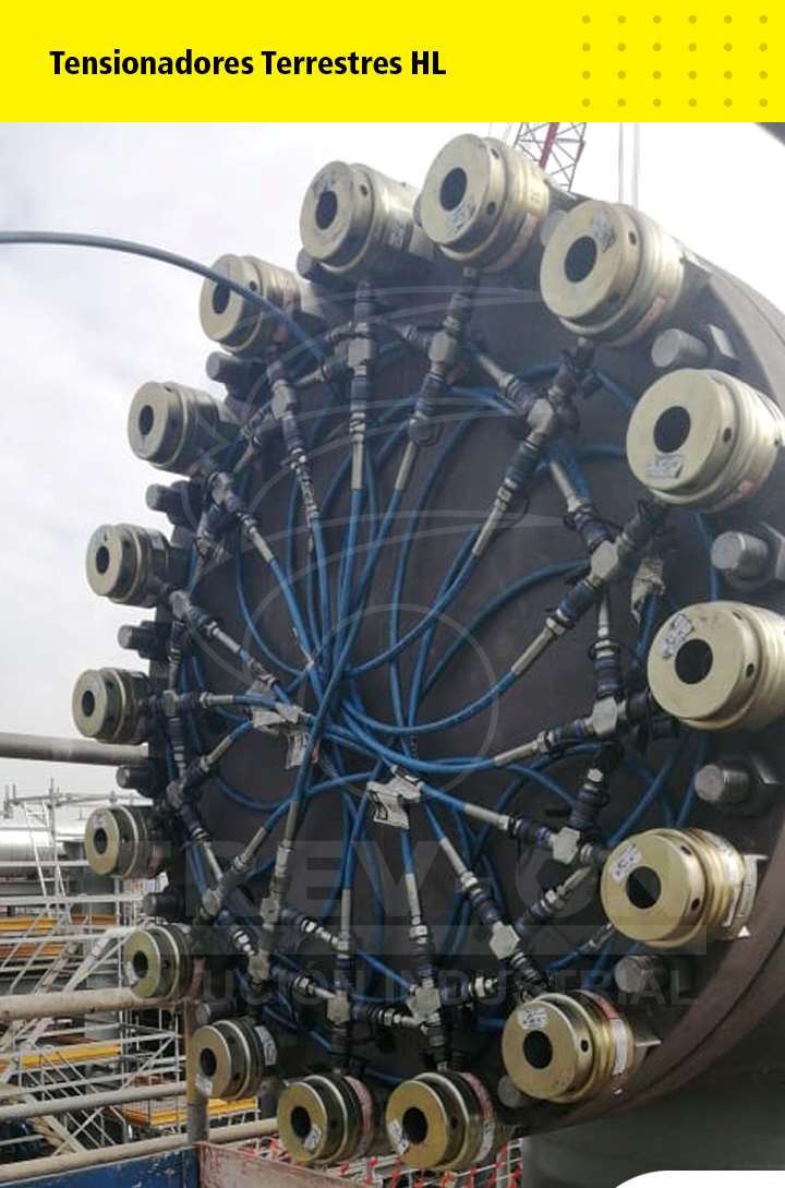 Tensionadores hidráulicos de pernos montados en brida